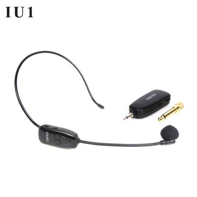 China Best Selling Professional Conference Microphone EDIFIER IU1 Sound Canceling Headset Teaching BT Wireless Microphone for sale