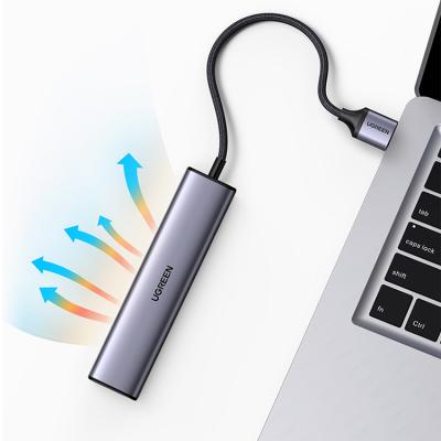 China Mini Size USB Flash Drives Slim Portable Data 5 USB 3.0 Port Hub for sale