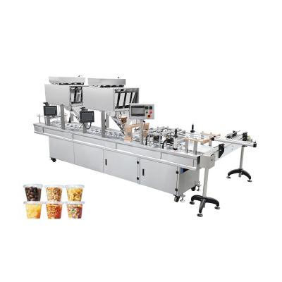 China Food Weigh Fill And Seal Packaging Machine Granules Weigh Filling Machine Automatic Weigh Down Seal Packing Filling Machine for sale