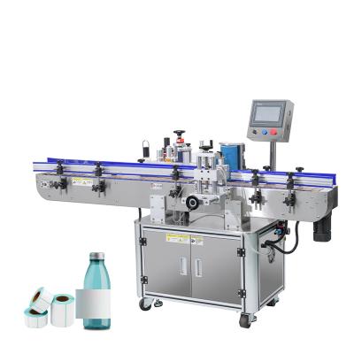 China Beverage Fix Vial Honey Jar Labeling Machine Automatic Juice Bottle Cosmetic Round Bottle Label Printing Machine for sale