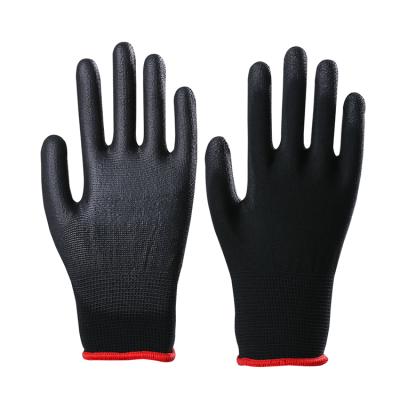 China Comfortable Mutil-color PU Gloves Palm Fitted Comfortable PU Liner Gloves for sale