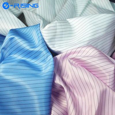 China Antistatic High Quality Polyester Antistatic Filament Thread 2% Carbon Fiber Clothing ESD Antistatic Fabric for sale