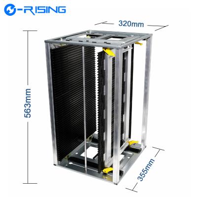 China Esd Protection Hot Selling SMT PCB Antistatic Magazine Rack With Metal Base for sale