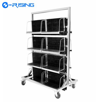 China High Quality Industrial Storage Industrial Trolley PCB Metal Demountable Platform For Four Wheel SMT Production Line for sale