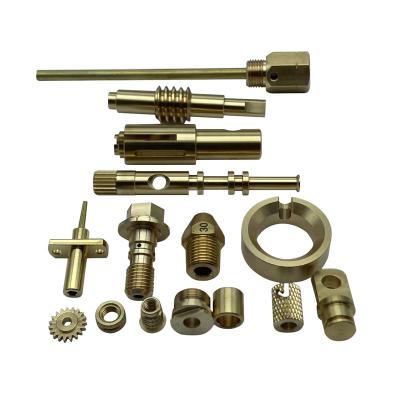 China Aluminum Brass Part Micro CNC Milling Machining Services Customized Small Brass Machining Parts High Precision for sale