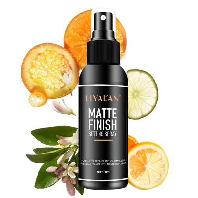 China Waterproof Wholesale Private Label Face Oil Control Vegan Matte Fishing Makeup Setting Spray Organic Hydration Mist for sale