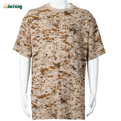 China Camouflage Cotton Anti-pilling Sleeve Desert Digital Camouflage Durable Comfortable Short T-shirt Men Clothes for sale