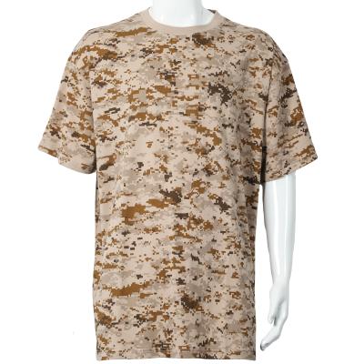 China Camouflage Cotton Anti-pilling Sleeve Desert Digital Camouflage Durable Comfortable Short T-shirt Men Clothes for sale