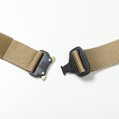 China Kenya Cameroon Peru Wholesale Automatic Military Buckle Weaving Security Belt Tactical Belt Suit for Training and Exit Door for sale