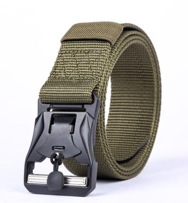 China Military Kenya Cameroon Peru Hot Sale Magnetic Absorption Quickly Disassembles Security Belt Military Uniform Belt Combat Belt for sale