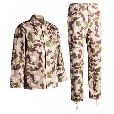 China Breathable Nigeria Africa Desert Woodland Mutiland Military BDU Uniforms Set Camouflage Jacket Coat Pants for sale