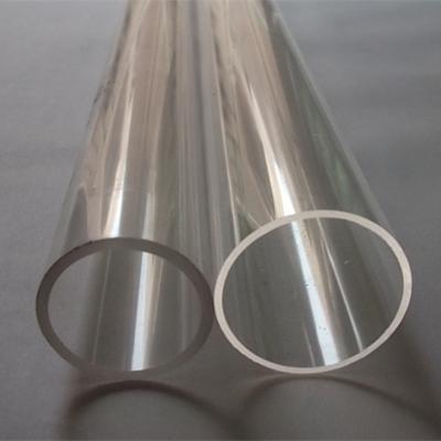 China High hard tube clear plastic acrylic clear round tube OD60x3x1000mm extruded transparent perspex pipes for sale