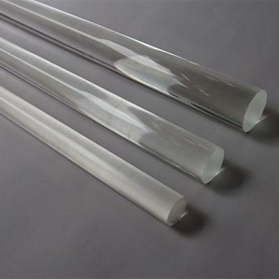 China Home Decor Rods OD6x1000mm Plastic Acrylic Clear Extruded Building Hotel Home PMMA Hard Stick Cut In Any Size for sale