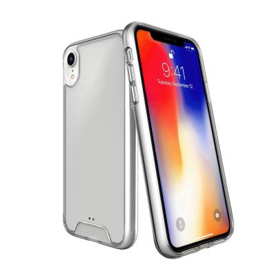 China High Quality Clear Transparent Back Cover Anti-scartch Slim Cell Phone Cell PC PC TPU Shell Full Protection For iPhone xr for sale