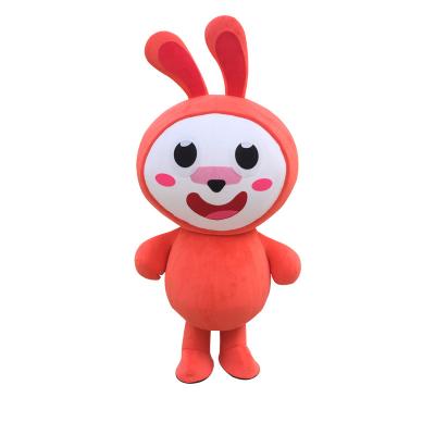 China Hot Selling Cartoon Animal Costume Party Rabbit Mascot Costume Custom Made Holiday Mascot Costume For Kids for sale