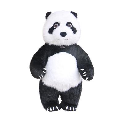 China Cartoon costume best-selling hot style panda mascot plush inflatable costume for advertising wholesale for sale