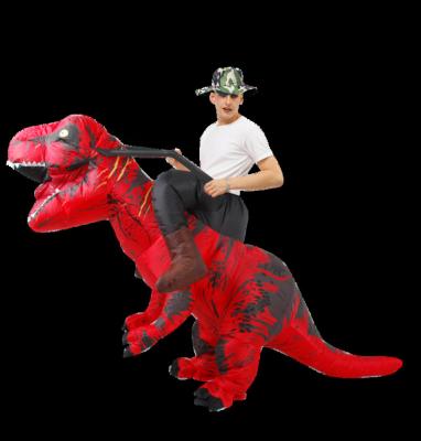 China Halloween Costume Adult Inflatable Dinosaur Costume Waterproof Halloween Mascot Costume for sale