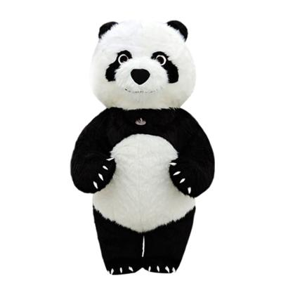 China Party Halloween Carnival Costumes Hot Selling Hot Style Panda Cartoon Plush White Bear Mascot Promotional Inflatable Teddy Bear Costume for sale