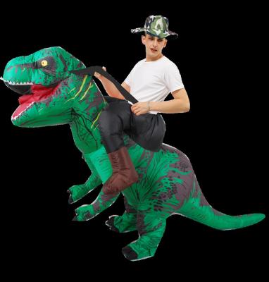 China New Adult Holiday Party Inflatable Dinosaur Mascot Listing Costume for sale