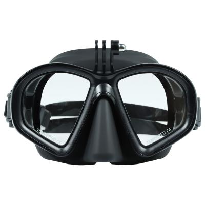 China Set low volume silicone camera hot sale silicone mask gopro free diving spearfishing mask for sale