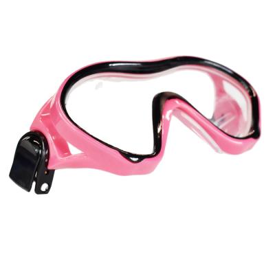 China PC Internal and External High Level Accessories Junior Oval Silicone Snorkeling Diving Mask for sale