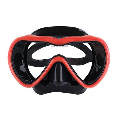 China Multi Color Accessories High Strength Tempered Glass Multi Function Accessories Seashore Snorkeling Mask for sale