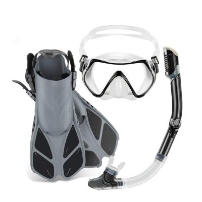 China Wide Sight Diving Snorkeling Mask Well Designed Snorkeling Accessories Set Diving Snorkeling Diving For Adult for sale