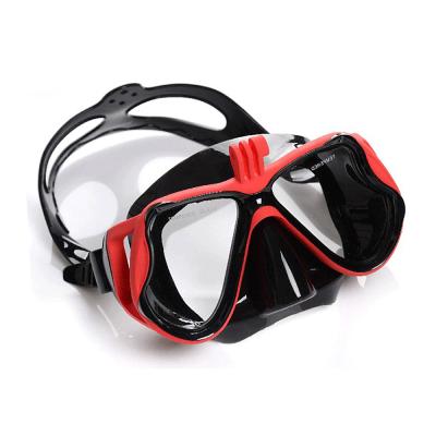 China Home Waterproof Inquiry Price Anti Fog Snorkeling Accessories Mares Tempered Glass Diving Mask With Camera for sale