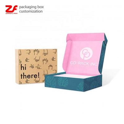 China Eco Friendly Recycled Materials Luxury Custom Logo Brown Shirt Personalized Paper Packaging Boxes Subscription Box for sale