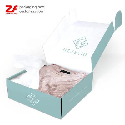 China Materials Customized Logo Book Paper Subscription Boxes Packaging Pink Custom Clothes Recycled Boxing Box For Clothing for sale