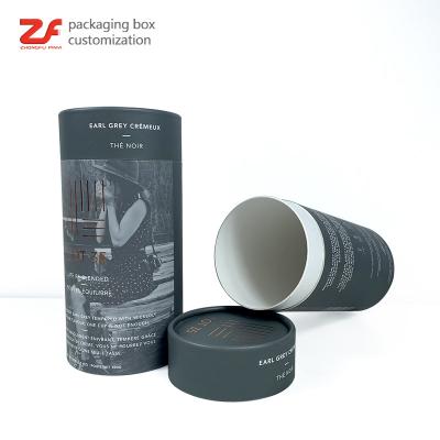 China Extraordinarily Recyclable Hand Crafted Elegant Design Paper Box Tea Storage Box For Tea Paper Tube for sale