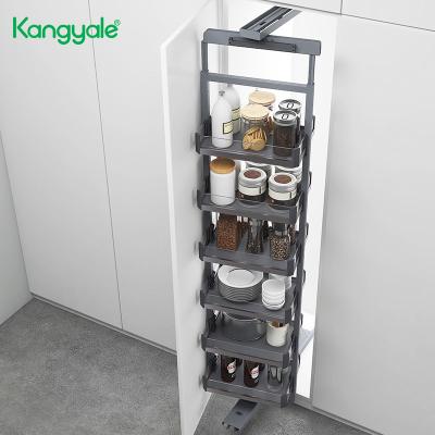 China 2021 kyl ML03B0640K 400mm modern cabinet height 6 layers heightening kitchen pantry unit for sale