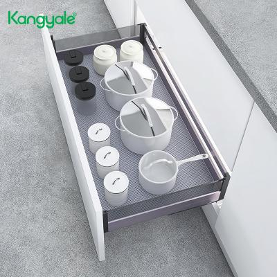 China Modern L081075T KYLtop Cabinet Height (750mm) glass+stainless steel PVC bottom DRAWER BASKET for sale