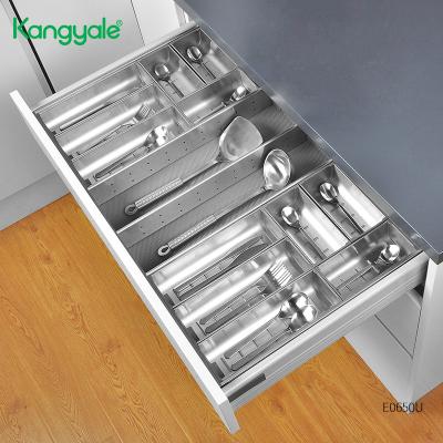 China Viable Pull Out Kitchen Drawer Storage Metal Drawer Corner Basket for sale