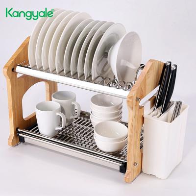 China Kangyale Double-Stored Stainless Steel Bowl Rack for sale