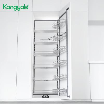 China KYL C040645 Modern Kitchen Pantry Shelving Pull Out Type Pantry Cupboard Wire Pantry Organizer for sale