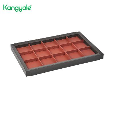 China KANGYALE High End Sundries Wardrobe Storage Jewelry Decoration Soft Closing Shelf for sale