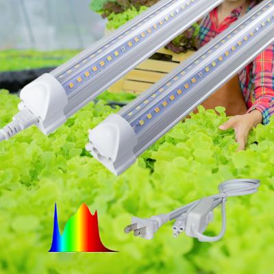 China 7Magic T8 T5 Bright Linkable High Led Grow Light Single Bar Led UV Red Blue Tube Grow Lights For Plant Growing for sale