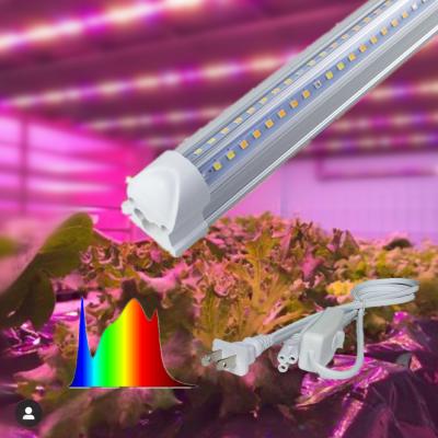 China High Bright 7Magic Led Grow Tube Light Bar 6500K 3500K 660Nm Led Bar Light T8 T5 Grow Indoor Agriculture for sale