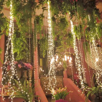 China Christmas Star Light Copper Wire String Light Tree Vine Stars Branch Wedding Garden Decorative Solar Yard Led Light for sale