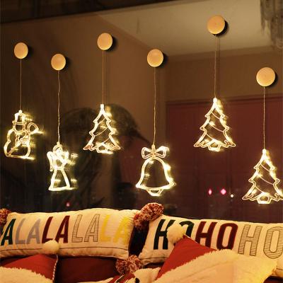 China Christmas Star Light Led Christmas Bell Sucker Light Room Window Decoration Light for sale