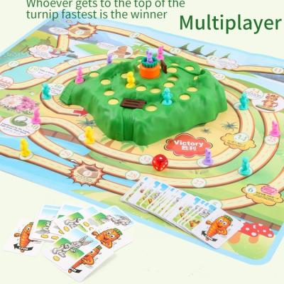 China 2022 Eco-Friendly Competitive Challenge Desktop Game Trap Rabbit Chess Rabbit Cross Country Rabbit Board Game Toys Interactive Toy For Kids for sale