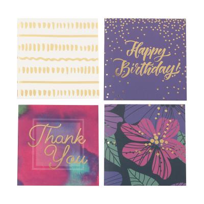 China paper & Custom Uncoated Cardboard Wholesale C1S Paper Flower Birthday Greeting Thank You Cards With Envelopes Box Set for sale