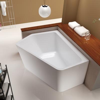 China Bathroom Freestanding Corner Acrylic Freestanding Bathtub for sale