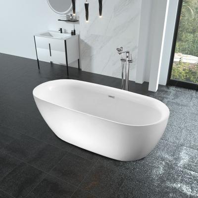 China 60 65 71 Inch Free Standing Oval Free Standing Dismountable Shallow Soaking Tubs for sale