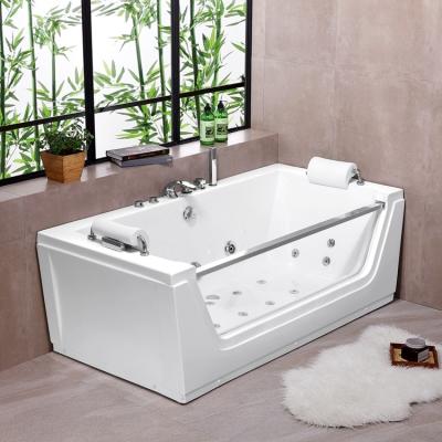 China double skirt whirlpool side two person bathtub (straight skirt) 175cm for sale