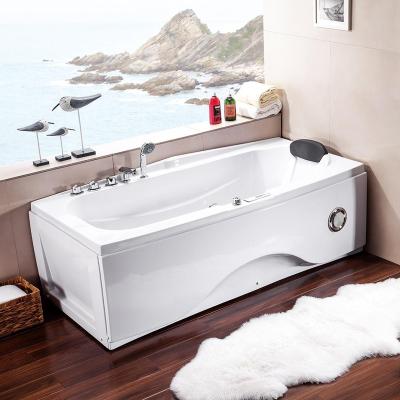 China bathtub one person double side whirlpool skirt (left skirt) hot tub for sale