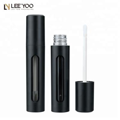 China PA-1075B Cosmetics Unique Empty Lip Gloss Tube With Window for sale