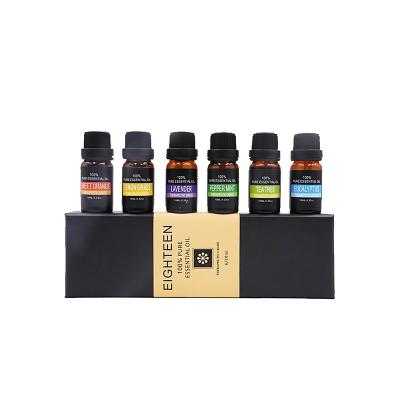 China Skin Revitalizer 6 Bottle One Boxes 100% Natural 100% Pure Essential Oil Use In Aroma Diffuser for sale