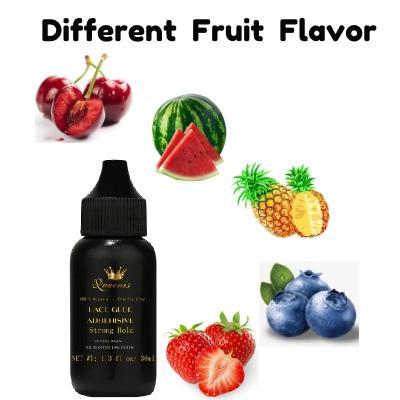 China Hairdressing Holding Invisible Fruit Strawberry Long Hold Lace Glue Wig Waterproof Strong Adhesive Flavor Private Label for sale